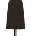 DE106 DP110 Dennys Polyester Waist Apron with Pocket Black colour image